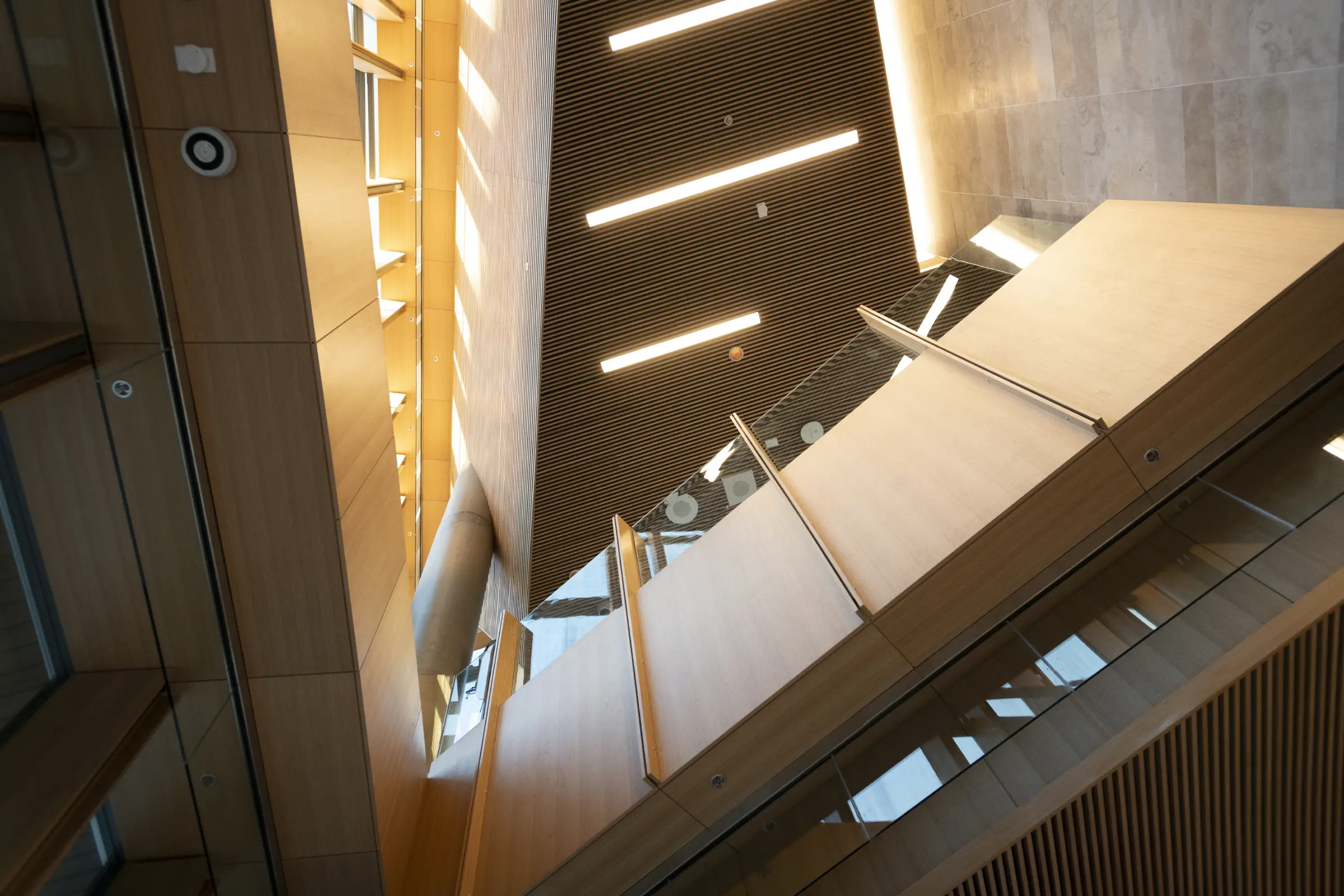 A view of Maystar's work at the Garry Hurvitz Brain Sciences Centre